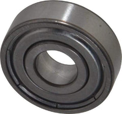 SKF - 8mm Bore Diam, 22mm OD, Double Shield Deep Groove Radial Ball Bearing - 7mm Wide, 1 Row, Round Bore, 1,370 Nm Static Capacity, 3,450 Nm Dynamic Capacity - Eagle Tool & Supply