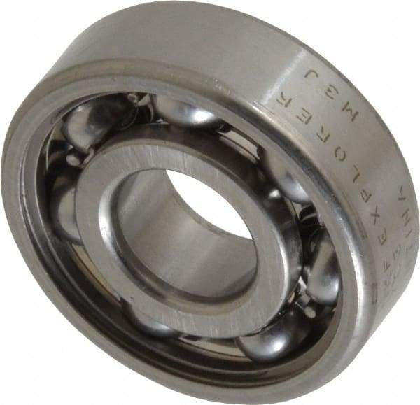 SKF - 12mm Bore Diam, 32mm OD, Open Deep Groove Radial Ball Bearing - 10mm Wide, 1 Row, Round Bore, 3,100 Nm Static Capacity, 7,280 Nm Dynamic Capacity - Eagle Tool & Supply