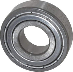SKF - 15mm Bore Diam, 35mm OD, Double Shield Deep Groove Radial Ball Bearing - 11mm Wide, 1 Row, Round Bore, 3,750 Nm Static Capacity, 8,060 Nm Dynamic Capacity - Eagle Tool & Supply