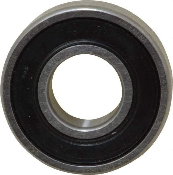SKF - 17mm Bore Diam, 40mm OD, Double Seal Deep Groove Radial Ball Bearing - 12mm Wide, 1 Row, Round Bore, 4,750 Nm Static Capacity, 9,950 Nm Dynamic Capacity - Eagle Tool & Supply
