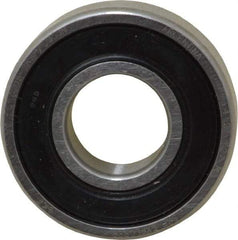 SKF - 17mm Bore Diam, 40mm OD, Double Seal Deep Groove Radial Ball Bearing - 12mm Wide, 1 Row, Round Bore, 4,750 Nm Static Capacity, 9,950 Nm Dynamic Capacity - Eagle Tool & Supply