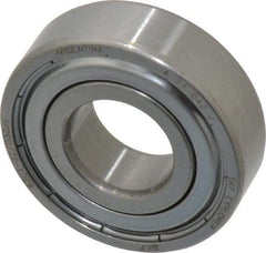 SKF - 17mm Bore Diam, 40mm OD, Double Shield Deep Groove Radial Ball Bearing - 12mm Wide, 1 Row, Round Bore, 4,750 Nm Static Capacity, 9,950 Nm Dynamic Capacity - Eagle Tool & Supply
