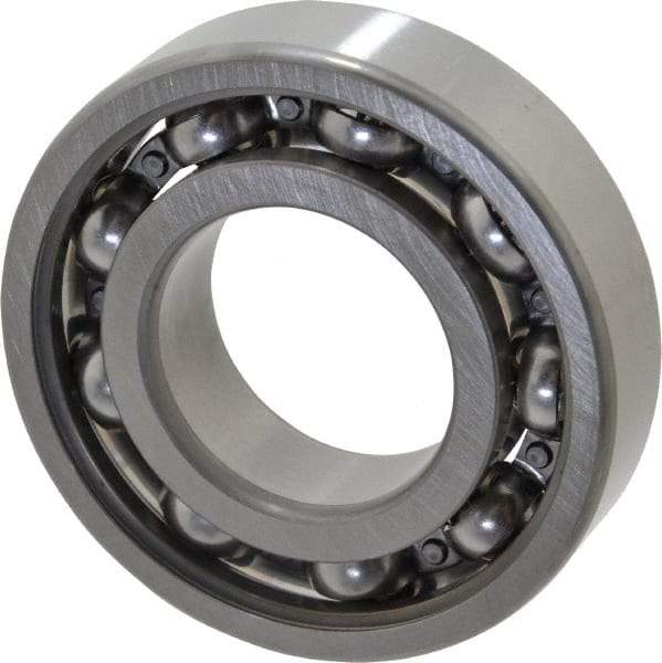 SKF - 30mm Bore Diam, 62mm OD, Open Deep Groove Radial Ball Bearing - 16mm Wide, 1 Row, Round Bore, 11,200 Nm Static Capacity, 20,300 Nm Dynamic Capacity - Eagle Tool & Supply