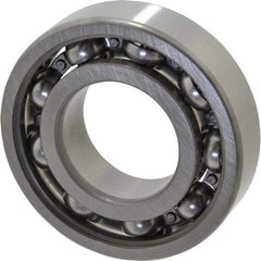 SKF - 30mm Bore Diam, 62mm OD, Open Deep Groove Radial Ball Bearing - 16mm Wide, 1 Row, Round Bore, 11,200 Nm Static Capacity, 20,300 Nm Dynamic Capacity - Eagle Tool & Supply