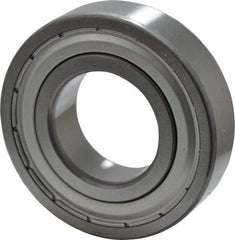 SKF - 30mm Bore Diam, 62mm OD, Double Shield Deep Groove Radial Ball Bearing - 16mm Wide, 1 Row, Round Bore, 11,200 Nm Static Capacity, 20,300 Nm Dynamic Capacity - Eagle Tool & Supply