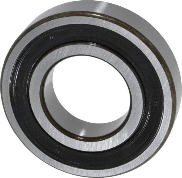 SKF - 35mm Bore Diam, 72mm OD, Double Seal Deep Groove Radial Ball Bearing - 17mm Wide, 1 Row, Round Bore, 15,300 Nm Static Capacity, 27,000 Nm Dynamic Capacity - Eagle Tool & Supply