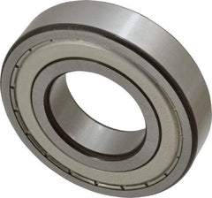 SKF - 35mm Bore Diam, 72mm OD, Double Shield Deep Groove Radial Ball Bearing - 17mm Wide, 1 Row, Round Bore, 15,300 Nm Static Capacity, 27,000 Nm Dynamic Capacity - Eagle Tool & Supply