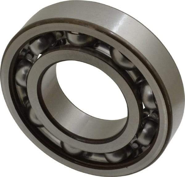 SKF - 40mm Bore Diam, 80mm OD, Open Deep Groove Radial Ball Bearing - 18mm Wide, 1 Row, Round Bore, 19,000 Nm Static Capacity, 32,500 Nm Dynamic Capacity - Eagle Tool & Supply