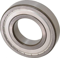 SKF - 40mm Bore Diam, 80mm OD, Double Shield Deep Groove Radial Ball Bearing - 18mm Wide, 1 Row, Round Bore, 19,000 Nm Static Capacity, 32,500 Nm Dynamic Capacity - Eagle Tool & Supply