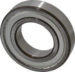 SKF - 45mm Bore Diam, 85mm OD, Double Shield Deep Groove Radial Ball Bearing - 19mm Wide, 1 Row, Round Bore, 21,600 Nm Static Capacity, 35,100 Nm Dynamic Capacity - Eagle Tool & Supply