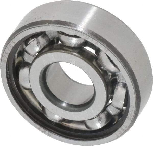 SKF - 9mm Bore Diam, 26mm OD, Open Deep Groove Radial Ball Bearing - 8mm Wide, 1 Row, Round Bore, 1,960 Nm Static Capacity, 4,750 Nm Dynamic Capacity - Eagle Tool & Supply