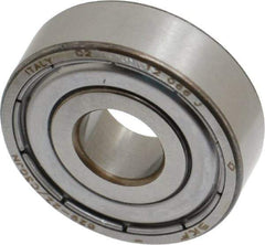SKF - 9mm Bore Diam, 26mm OD, Double Shield Deep Groove Radial Ball Bearing - 8mm Wide, 1 Row, Round Bore, 1,960 Nm Static Capacity, 4,750 Nm Dynamic Capacity - Eagle Tool & Supply
