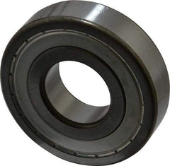 SKF - 30mm Bore Diam, 72mm OD, Double Shield Deep Groove Radial Ball Bearing - 19mm Wide, 1 Row, Round Bore, 16,000 Nm Static Capacity, 29,600 Nm Dynamic Capacity - Eagle Tool & Supply