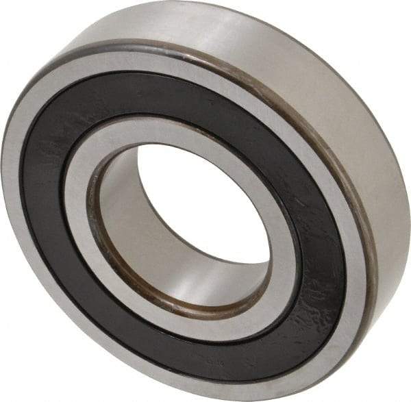 SKF - 50mm Bore Diam, 110mm OD, Double Seal Deep Groove Radial Ball Bearing - 27mm Wide, 1 Row, Round Bore, 38,000 Nm Static Capacity, 65,000 Nm Dynamic Capacity - Eagle Tool & Supply