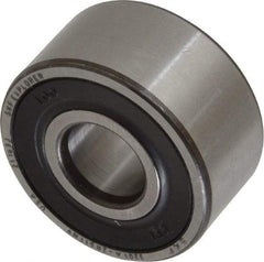 SKF - 12mm Bore Diam, 32mm OD, Double Seal Angular Contact Radial Ball Bearing - 15.9mm Wide, 2 Rows, Round Bore, 5,600 Lb Static Capacity, 10,100 Lb Dynamic Capacity - Eagle Tool & Supply