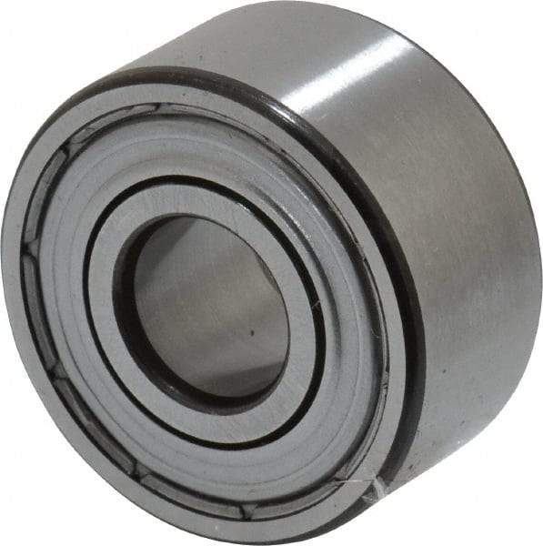 SKF - 12mm Bore Diam, 32mm OD, Double Shield Angular Contact Radial Ball Bearing - 15.9mm Wide, 2 Rows, Round Bore, 5,600 Lb Static Capacity, 10,100 Lb Dynamic Capacity - Eagle Tool & Supply