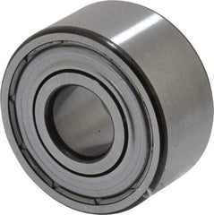 SKF - 12mm Bore Diam, 32mm OD, Double Shield Angular Contact Radial Ball Bearing - 15.9mm Wide, 2 Rows, Round Bore, 5,600 Lb Static Capacity, 10,100 Lb Dynamic Capacity - Eagle Tool & Supply