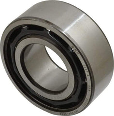SKF - 35mm Bore Diam, 72mm OD, Open Angular Contact Radial Ball Bearing - 27mm Wide, 2 Rows, Round Bore, 27,500 Lb Static Capacity, 37,700 Lb Dynamic Capacity - Eagle Tool & Supply