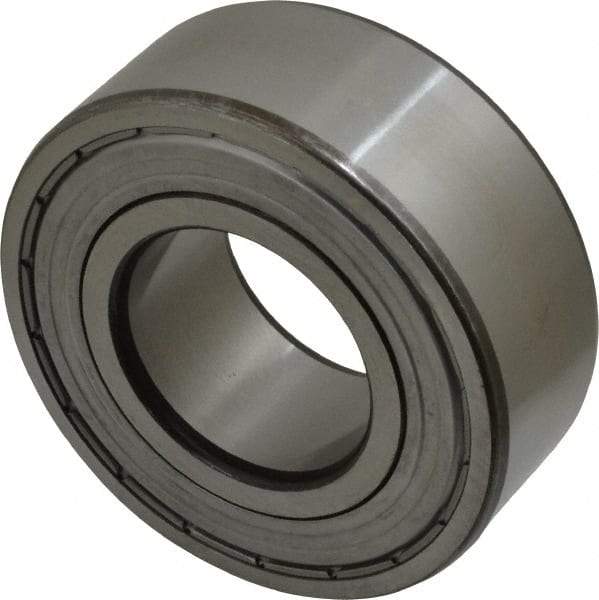 SKF - 35mm Bore Diam, 72mm OD, Double Shield Angular Contact Radial Ball Bearing - 27mm Wide, 2 Rows, Round Bore, 27,500 Lb Static Capacity, 37,700 Lb Dynamic Capacity - Eagle Tool & Supply
