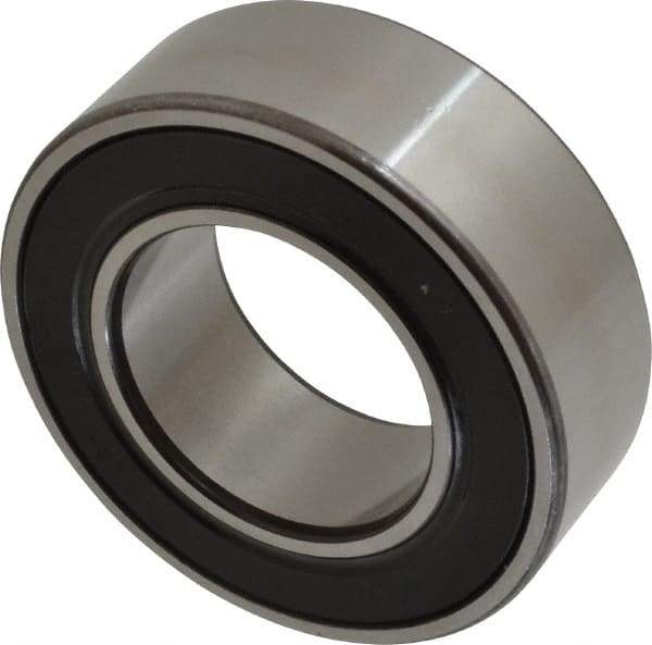 SKF - 50mm Bore Diam, 90mm OD, Double Seal Angular Contact Radial Ball Bearing - 30.2mm Wide, 2 Rows, Round Bore, 39,000 Lb Static Capacity, 48,800 Lb Dynamic Capacity - Eagle Tool & Supply