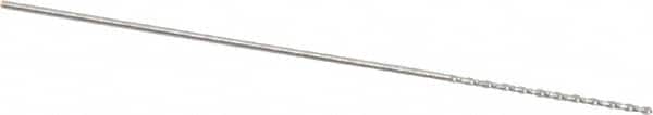 Hertel - #76, 118° Drill Point, 0.51mm Shank Diam, Fast Spiral Circuit Board Drill Bit - Eagle Tool & Supply