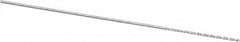 Hertel - #76, 118° Drill Point, 0.51mm Shank Diam, Fast Spiral Circuit Board Drill Bit - Eagle Tool & Supply