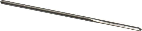 Hertel - 0.0455" Solid Carbide 4 Flute Chucking Reamer - Straight Flute, 0.0455" Straight Shank, 3/8" Flute Length, 1-1/2" OAL - Eagle Tool & Supply