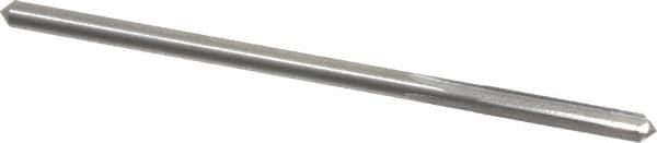 Hertel - 0.0933" Solid Carbide 4 Flute Chucking Reamer - Straight Flute, 0.0933" Straight Shank, 1/2" Flute Length, 2" OAL - Eagle Tool & Supply