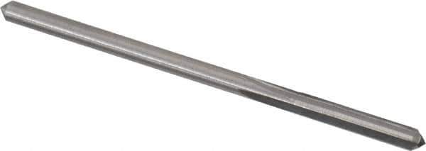Hertel - 0.117" Solid Carbide 4 Flute Chucking Reamer - Straight Flute, 0.117" Straight Shank, 5/8" Flute Length, 2-1/4" OAL - Eagle Tool & Supply