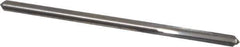 Hertel - 0.1295" Solid Carbide 4 Flute Chucking Reamer - Straight Flute, 0.1295" Straight Shank, 3/4" Flute Length, 2-1/2" OAL - Eagle Tool & Supply