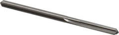 Hertel - 0.1545" Solid Carbide 4 Flute Chucking Reamer - Straight Flute, 0.1545" Straight Shank, 3/4" Flute Length, 2-1/2" OAL - Eagle Tool & Supply