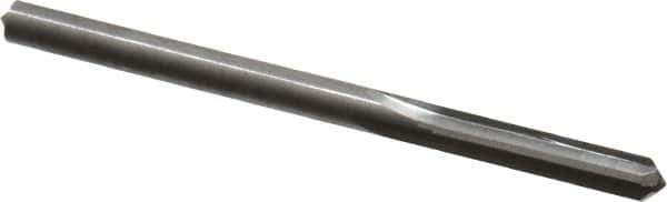 Hertel - 0.183" Solid Carbide 4 Flute Chucking Reamer - Straight Flute, 0.183" Straight Shank, 7/8" Flute Length, 2-3/4" OAL - Eagle Tool & Supply