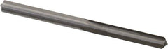 Hertel - 0.225" Solid Carbide 4 Flute Chucking Reamer - Straight Flute, 0.225" Straight Shank, 1" Flute Length, 3" OAL - Eagle Tool & Supply