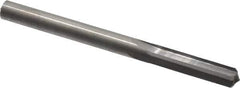 Hertel - 0.245" Solid Carbide 4 Flute Chucking Reamer - Straight Flute, 0.245" Straight Shank, 1" Flute Length, 3" OAL - Eagle Tool & Supply