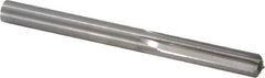 Hertel - 0.276" Solid Carbide 6 Flute Chucking Reamer - Straight Flute, 0.276" Straight Shank, 1-1/8" Flute Length, 3-1/4" OAL - Eagle Tool & Supply