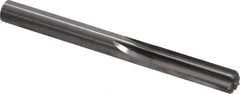 Hertel - 19/64" Solid Carbide 6 Flute Chucking Reamer - Straight Flute, 19/64" Straight Shank, 1-1/8" Flute Length, 3-1/4" OAL - Eagle Tool & Supply