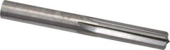 Hertel - 0.395" Solid Carbide 6 Flute Chucking Reamer - Straight Flute, 0.395" Straight Shank, 1-1/4" Flute Length, 3-1/2" OAL - Eagle Tool & Supply