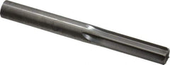 Hertel - 0.435" Solid Carbide 6 Flute Chucking Reamer - Straight Flute, 0.435" Straight Shank, 1-3/8" Flute Length, 4" OAL - Eagle Tool & Supply