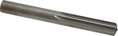 Hertel - 0.439" Solid Carbide 6 Flute Chucking Reamer - Straight Flute, 0.439" Straight Shank, 1-3/8" Flute Length, 4" OAL - Eagle Tool & Supply