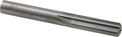 Hertel - 0.46" Solid Carbide 6 Flute Chucking Reamer - Straight Flute, 0.46" Straight Shank, 1-3/8" Flute Length, 4" OAL - Eagle Tool & Supply