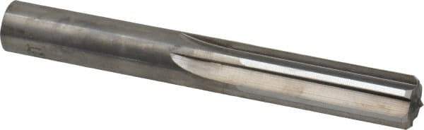Hertel - 1/2" Solid Carbide 6 Flute Chucking Reamer - Straight Flute, 1/2" Straight Shank, 1-1/2" Flute Length, 4" OAL - Eagle Tool & Supply