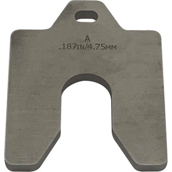 Maudlin Products - Metal Shim Stock Type: Slotted Shim Material: Stainless Steel - Eagle Tool & Supply