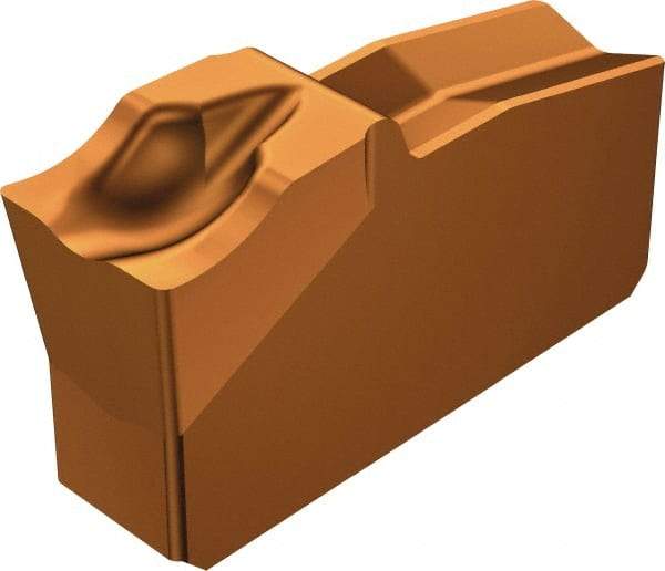 Sandvik Coromant - N151.260 5E 1125 Grade, 0.2362" Cutting Width, Carbide Cutoff Insert - 0° Neutral Lead Angle, 0.0079" Cnr Rad, TiAlN Coated - Eagle Tool & Supply