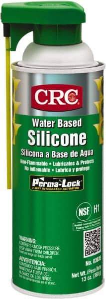 CRC - 16 oz Aerosol Silicone Lubricant - White, 0°F to 400°F, Food Grade - Eagle Tool & Supply