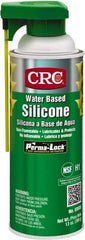 CRC - 16 oz Aerosol Silicone Lubricant - White, 0°F to 400°F, Food Grade - Eagle Tool & Supply