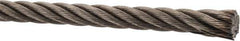 Value Collection - 1/4" Diam, Aircraft Cable - 6,400 Lb Breaking Strength, 7 x 19 Strand Core - Eagle Tool & Supply