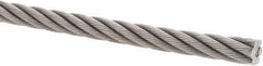 Value Collection - 1/2" Diam, Steel Wire Rope - 20,700 Lb Breaking Strength, 6 x 19 IWRC - Eagle Tool & Supply