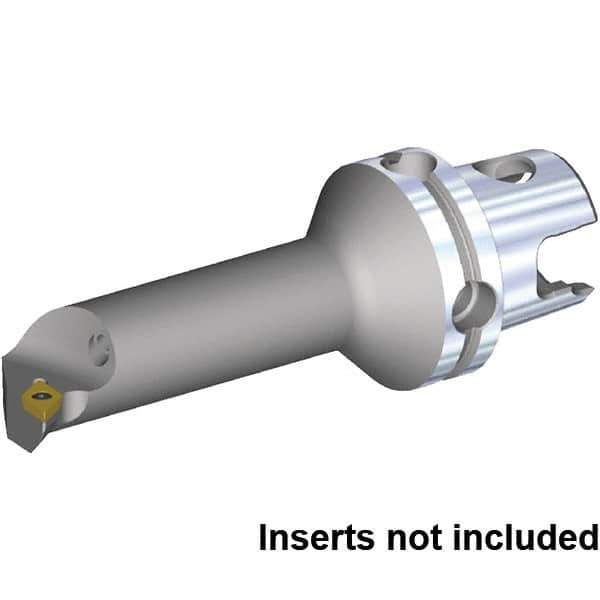 Kennametal - Right Hand Cut, 32mm Min Bore Diam, Size KM40TS Steel Modular Boring Cutting Unit Head - 80.04mm Max Bore Depth, Through Coolant, Compatible with DP.. 11T308, DP.. 3252 - Eagle Tool & Supply