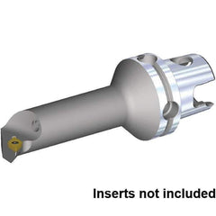 Kennametal - Left Hand Cut, 20mm Min Bore Diam, Size KM40TS Steel Modular Boring Cutting Unit Head - 56.11mm Max Bore Depth, Through Coolant, Compatible with DP.. 070204, DP.. 2151 - Eagle Tool & Supply