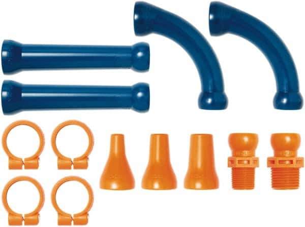 Loc-Line - 1/2" Hose Inside Diam, Coolant Hose Extension Element Kit - For Use with Loc-Line Modular Hose System - Eagle Tool & Supply